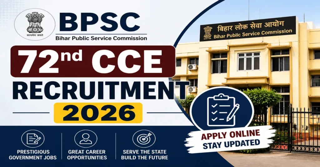 BPSC 72nd Notification 2026